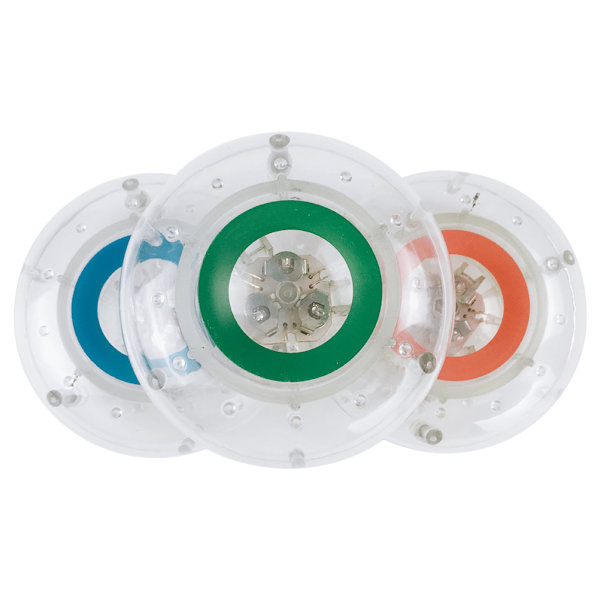 Tilfældig farve baby børn badeværelse LED lys legetøj flyde lampe vandtæt farverige 3 LED badekar lys børn badelegetøj gave