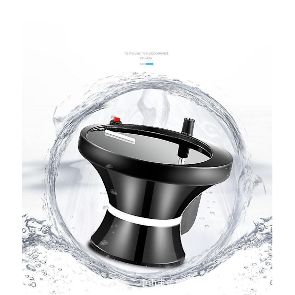 Sort BPA-fri Vandflaskedispenser Ultra Hygiejnisk Pumpe til Mors Dag