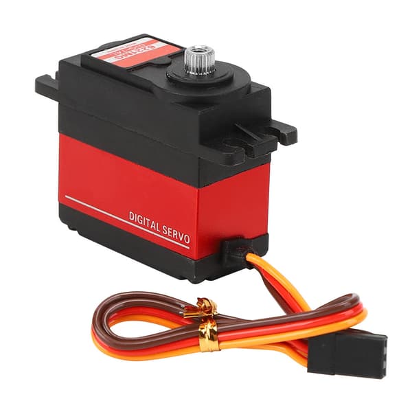 PDI‑6221MG 20KG Servo Erstatningsopgraderingstilbehør til RC Drone Model Sort