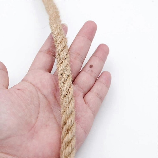 Jute Reb Hamp Reb 12 mm tyk til Dekoration, DIY Håndværk, Havearbejde
