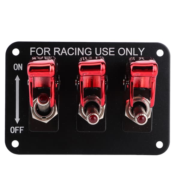 12V 20A Automotive Toggle Combination Switch Racing Ignition Engine Relays Switches Panel til Bil RV