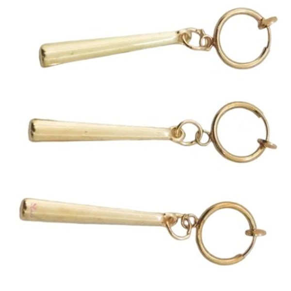 Bar Dangle Øredobber Kompakt Struktur Legering Lett Glansfull Bærbar Bar Dangle Øredobber for Kvinner Jente Menn