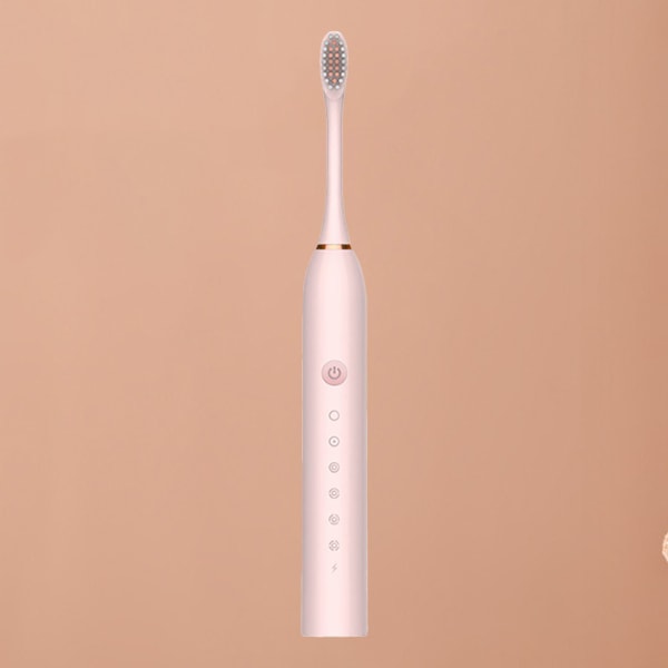 Elektrisk tandborste Barn Vuxna Universal Helautomatisk Ultra Sonic Mjuk borst Munvårdsprodukter Rosa