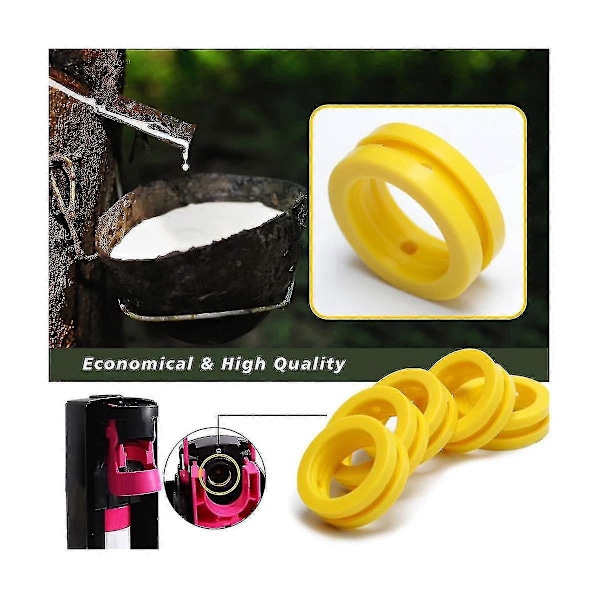 O-ringar Sodamaskins Co2 Cylinder Utbytes Carbonator Packningar 5st, Packningsringar för Ny Sodamaskintillverkare