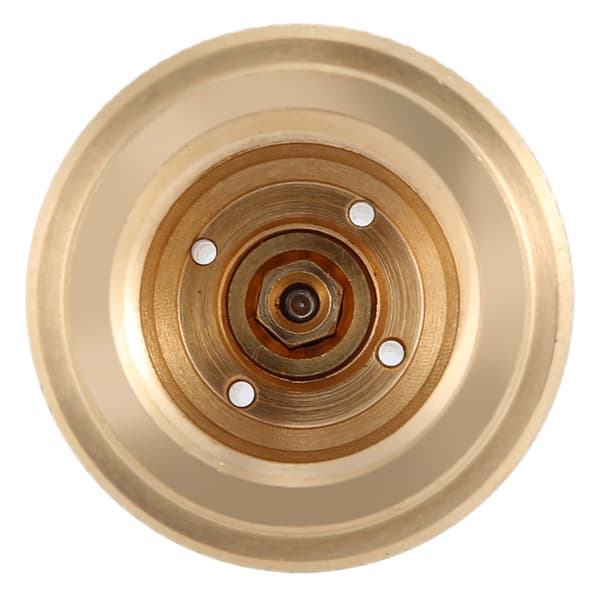 CO2-adapter i messing, erstatning for tankbeholderkonvertering (gull)