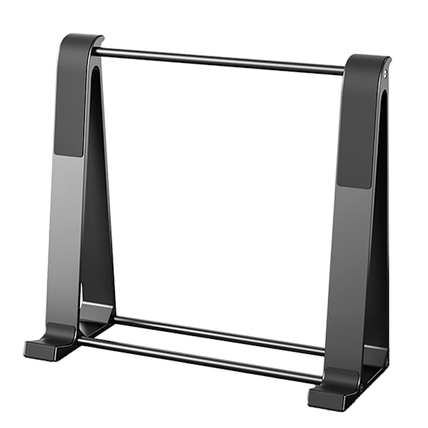 Laptopstativ Ergonomisk design Aluminiumslegering Shakeless Blød Silikone Laptop Holder til enhed under 17 tommer Grå fri størrelse