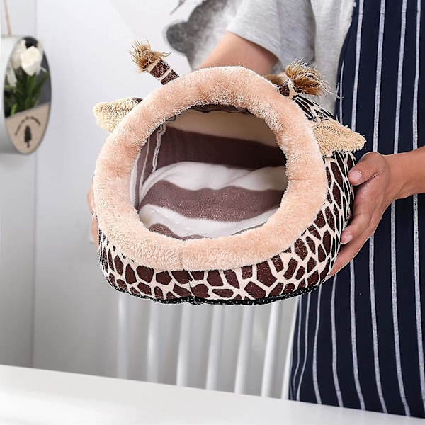 Bunny Seng Marsvin Skjulested Hytter Tilbehør Habitat, Xl, Giraffe