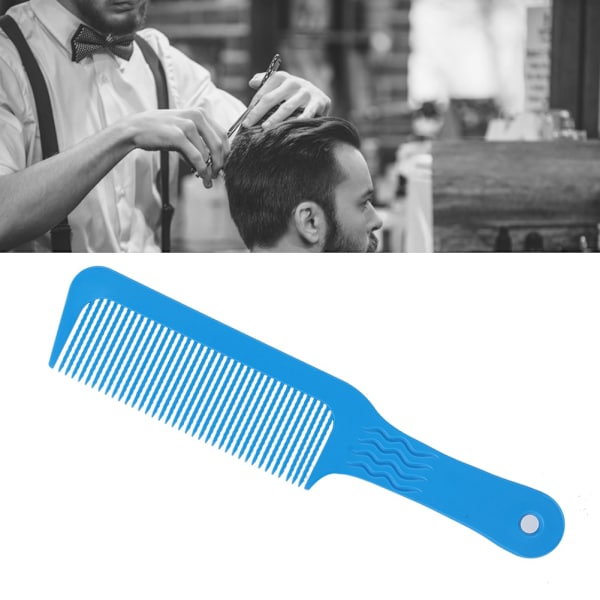 Profesjonell Salong Wave Tooth Hair Combs Frisør Styling Barber Stylist Tool Blå