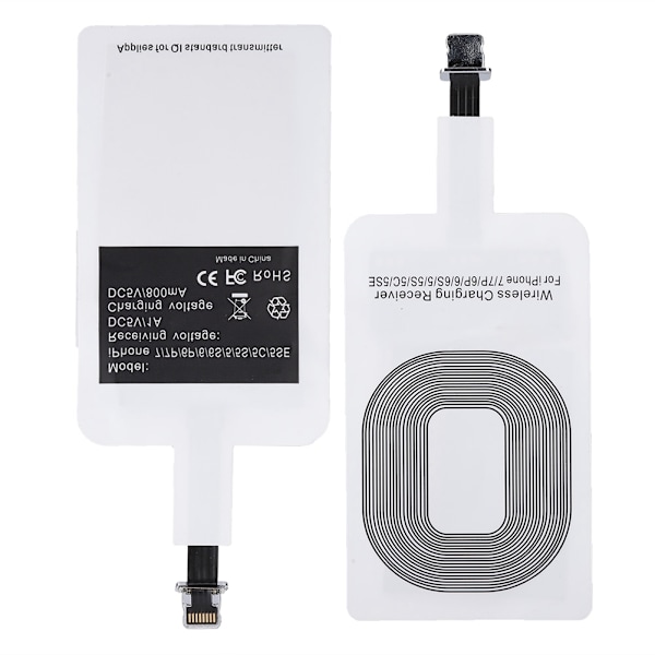 Qi trådløs opladeradapter opladningsmodtagermodul til iOS mobiltelefon