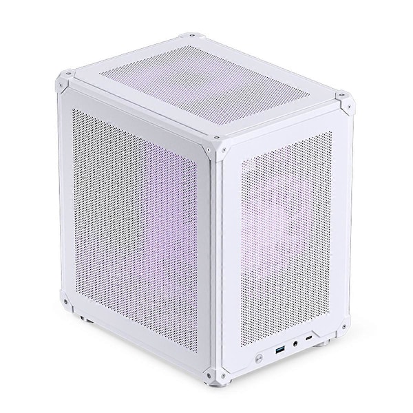 C6 MATX Mini ITX Chassi PC Dator Mesh Chassi Vit