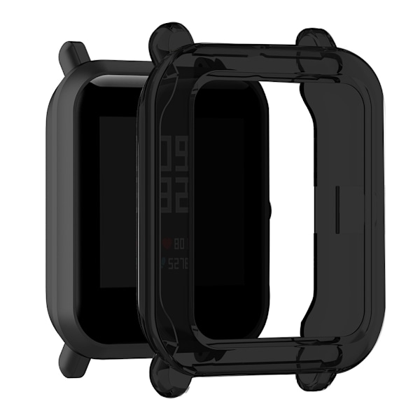 Smart Watch Clear TUP skyddande fodral kompatibel med AMAZFIT Bip S Bip 1S för Amazfit bip Lite 1S för Amazfit A1608