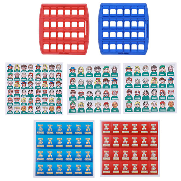 Vem är det Klassiskt brädspel Roligt Familj Föräldrar Barnspel Barn Barn Leksakspresent