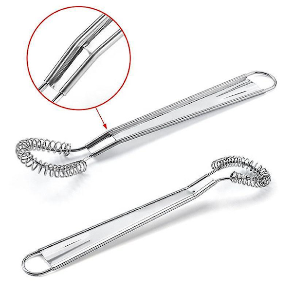 Magisk Spiral Köksvisp - Rostfritt Stål Handvisp för Krämigt Skumning och Vispning (Silver)