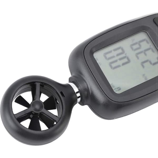 Højpræcisions digitalt anemometer, baggrundsbelyst, multifunktionel mikrovindhastighedssensor