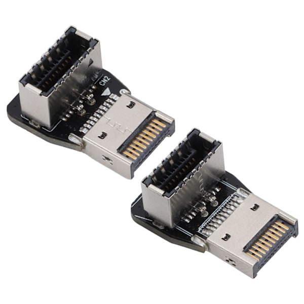 2 stk. adapter metal USB3.1 10 Gbps han til hun TypeE Plug Play udvidet dataadapter