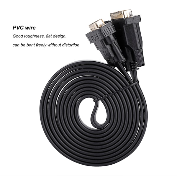 CableDeconn 1080P DVI 24+1 Hane Till VGA Hane Adapter Converter Kabel