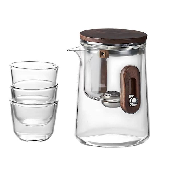 Premium Rese-teservis - Portabel Te-infusionsmugg med Glasinsats