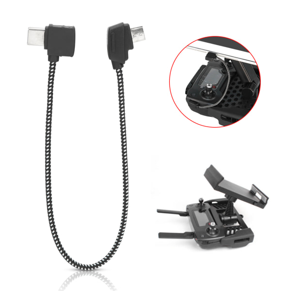 207 mm datakabel Type C nettbrett til kontroller Passer til DJI Mavic Mini RC Drone