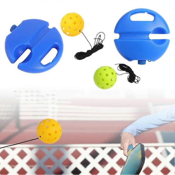 Pickleball Trainer 40 Holes Pickleball Ball Base Plate Training Aid Green