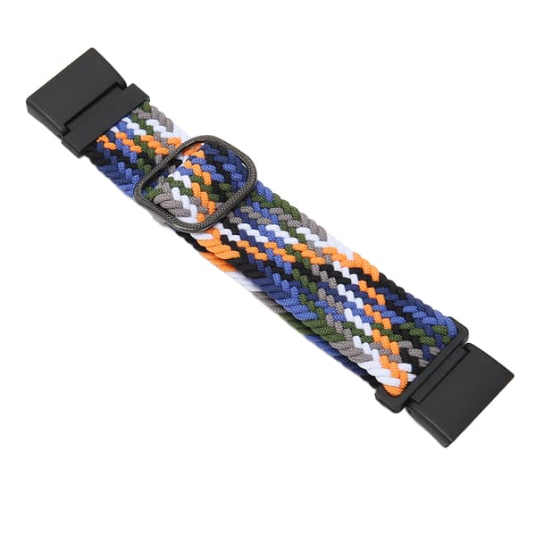 Elastinen kellon ranneke Redmi Watch 2:lle, säädettävä seosliitin, kudottu nailoninen urheilukellon ranneke, denim-väri