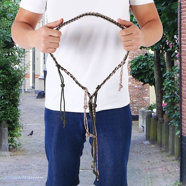 Nylon Duck Goose Call Lanyard Braid Paracord til udendørs jagt (Army Green ACU Camouflage)