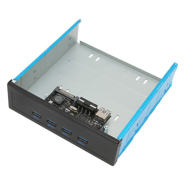 CD ROM Expansion Mobile Rack USB3.0x4 5Gbps Höghastighetsstöd BC1.2 Snabbladdning USB3.0 Frontpanel för PC Moderkort