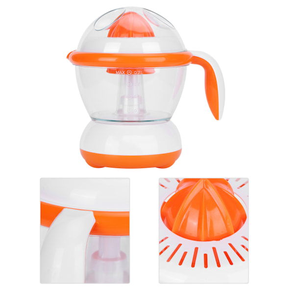 0,7L Elektrisk Juicer Mini Juicepresser Ekstraktor Fremstillingsmaskine Køkkenapparat EU Stik 220V