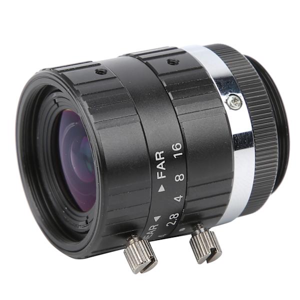 5MP HD 12mm Prime Lens C Mount F1.6 Manuell bländare för digital videokamera