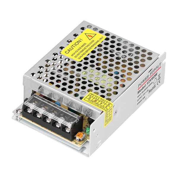 60W 5A svitsjende strømforsyning 220V til 12V omformer LED-driver for LED-lys sikkerhetskamera