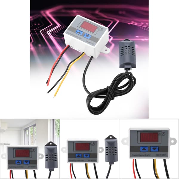 XH-W3005 Digital Hygrometer Switch Controller Fugtighedssensor 0~99%RH 12V