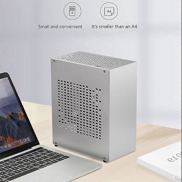 Lille Mikro Htpc Computer Kabinet Med Usb 3.0 Frontporte Mini Desktop Chassis