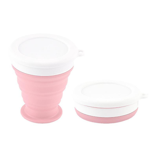 Kannettava Kasaan Taittuva Silikoninen Matkakupillinen - 3 kpl setti | 200ml | Elintarvikelaatuinen | Leirintäkuppi