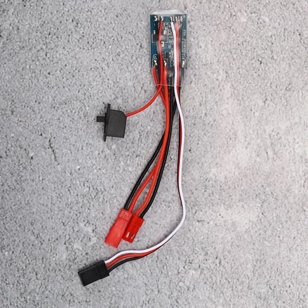 Børstet ESC Tovejs 30A Elektrisk Hastighedsregulator med Bremse til RC Bil Båd Sort