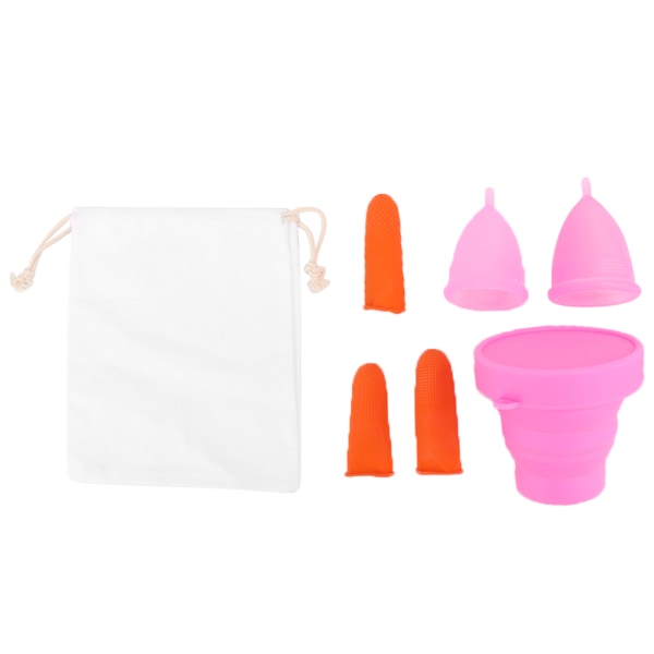 Silikoni kuukautiskuppi Feminine Lady Women Women Hygiene Kuukautiset silikonikuppi