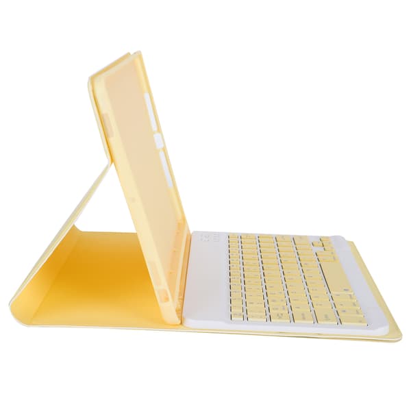 Smart tangentbordsfodral för Bluetooth med pennfack för iOS Tablet Air3/Pro 10.5/10.2 (2019/2020) Gul