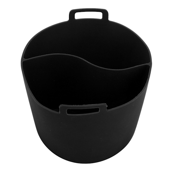 Slow Cooker Liner Mat i matkvalitet silikon, lekkasjesikker, gjenbrukbar, varmebestandig grytedeler liner svart