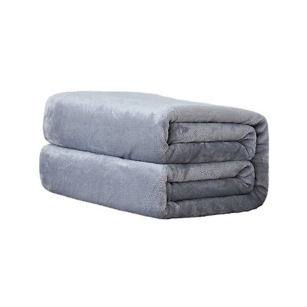 Fleece Tæppe 150x200 Stor Størrelse Sofa Plaid Stor Størrelse Flannel Tæppe Fleece Tæppe 150x200cm Fleece Tæppe - Ultra Blød Sengetæppe - (Vaskbar