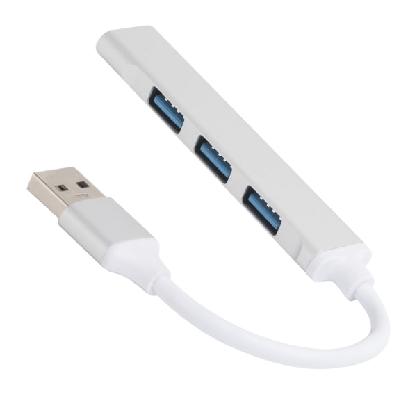 USB3.0 Hub 4-portars aluminiumlegering Adapter Converter UltraHigh Speed ​​Splitter Tillbehör