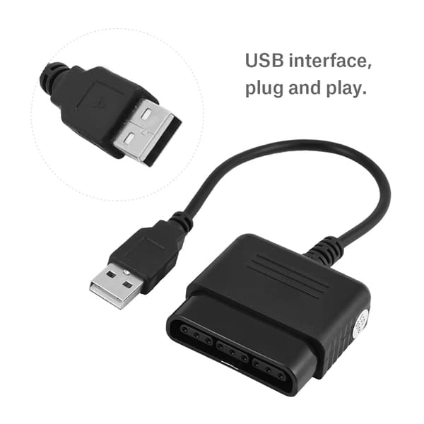 For Sony Playstation 2 PS2-kontroller til USB-adapterkonverter for PS3 & Windows PC