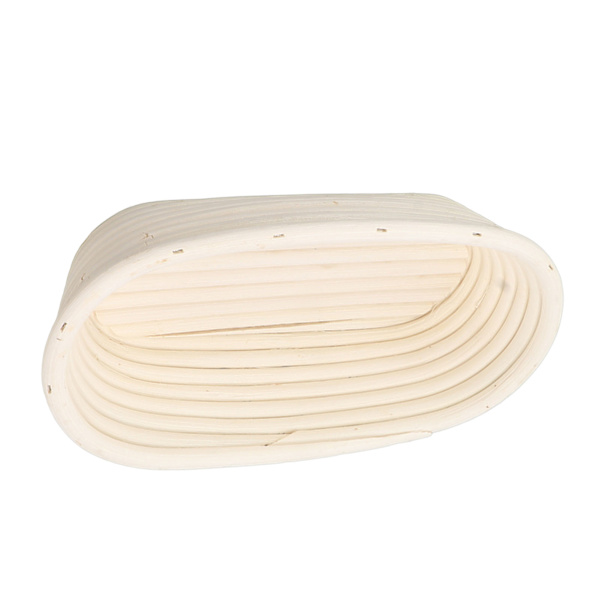25 cm brödjäskorgset oval naturlig rotting surdegsjäskorg degskrapa tygfoderborste