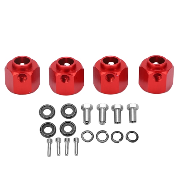 RC Hex-hjulnavadapter Navbreddningsanslutning för Traxxas 1/10 RC Crawler Car VehicleRed 10mm