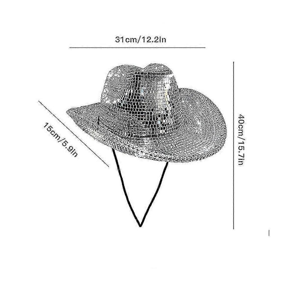 Discokule Cowboyhatt, Speilkule Cowboyhatt, Utdrikningslag Hatt