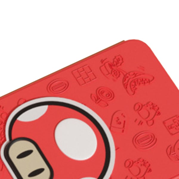 Case 24 platser 3D-prägling Magnetisk Bärbar Extra stor Case Hållare Organizer för Switch Svamphuvud
