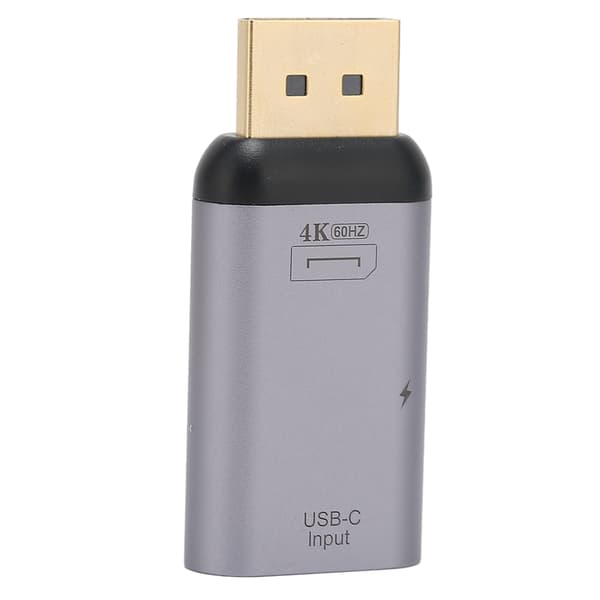 Type C -sovitin HD 4K PD 100W kannettava Type C naaras-uros kullattu sovitintelakka (Type C naaras-DP uros)