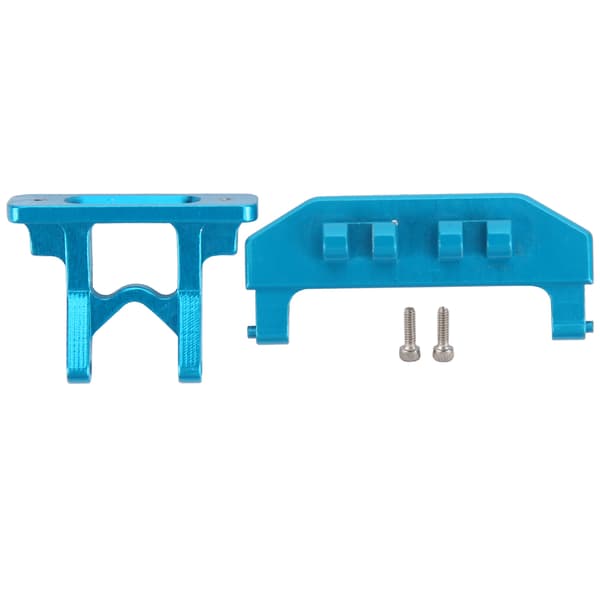 Bakre karossfäste i aluminiumlegering för Axial SCX24 90081 1/24 RC-bil Blå