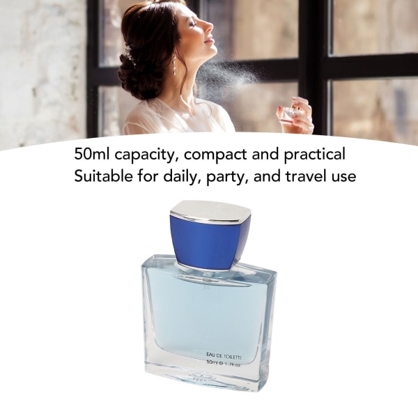 Dameparfyme Langvarig lett parfyme Forfriskende duftspray for hverdagsarbeid 50 ml