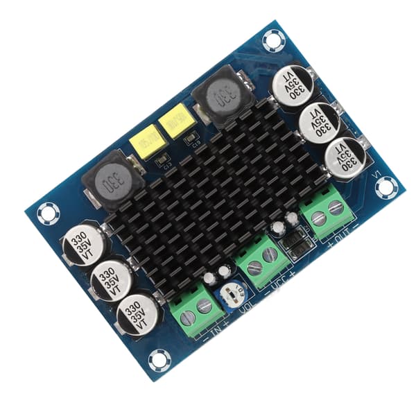 Mono effektforstærkerkort 100W 1-kanals forstærkermodul til lydsystemhøjttaler DIY DC12-26V
