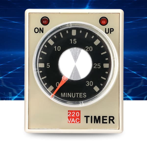 220VAC 30 minutters forsinkelsestimer tidsrelæ AH3-3(30M)
