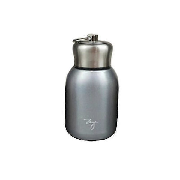 300ML Trendiga Mini Kaffetermosar Vackra Rostfria Termosar Portabla Resevattenflaskor Koppar silver