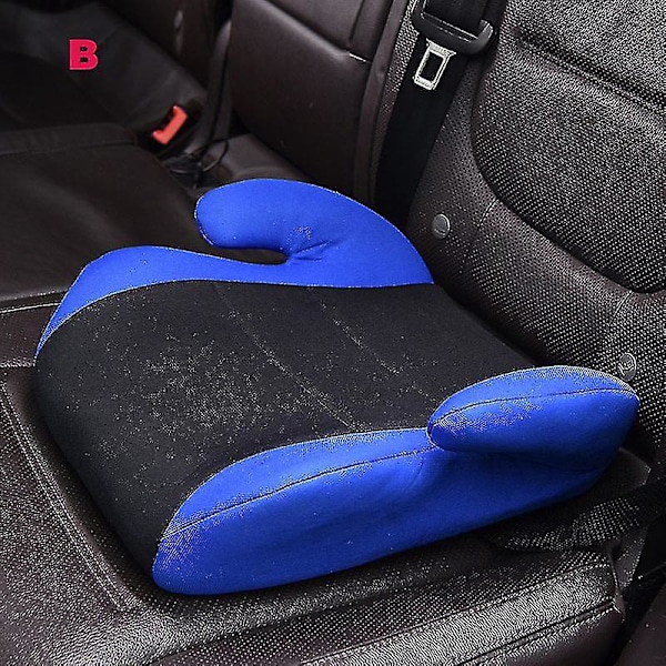 Breathable Knitted Blue Portable Children Safety Car Booster Seat